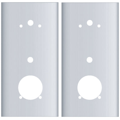 Entry Armor - Mortise Flat Plates for Kaba E-Plex 5000 - Set Of 2 - UHS Hardware