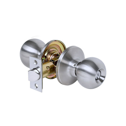 TELL - RL100113 - Light Duty Cylindrical Knob - Satin Stainless - Entrance