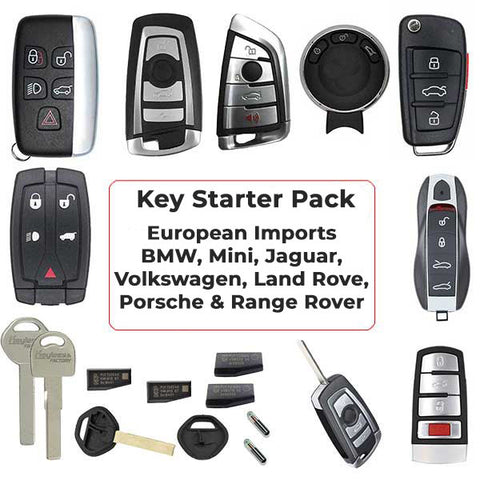 European Import Vehicle Keys Complete Starter Pack (ALL YEARS) - for VVDI2 / IM608 / ACDP - UHS Hardware