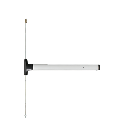 Falcon - 1692 -  Concealed Vertical Rod Touchbar Device - 36" - Nightlatch / Holdback - US28 - Satin Aluminum Clear Anodized