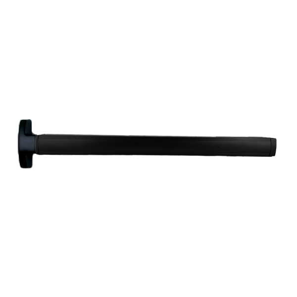 First Choice - 3692 - Concealed Vertical Rod Exit - Cylinder Prep Kit without Key Cylinder - Aluminum/Dark Bronze/Black Anodized Finish - 42" - UHS Hardware