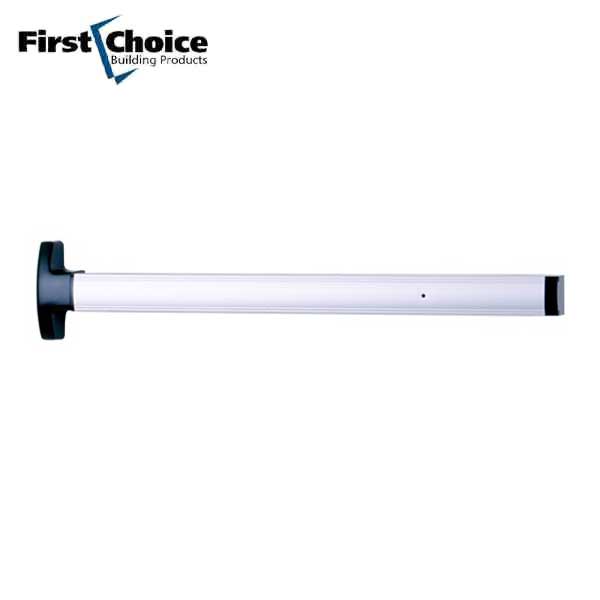 First Choice - 3692 - Concealed Vertical Rod Exit - Cylinder Prep Kit without Key Cylinder - Aluminum Anodized Finish - 48" - UHS Hardware