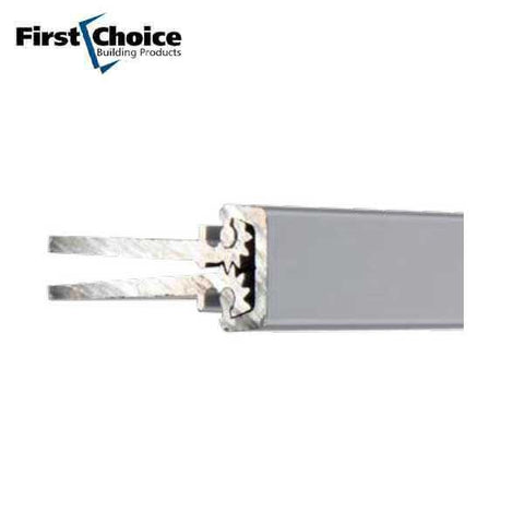 First Choice - Fully Concealed Continuous Hinges - 83"- 95" - 3/32" inset - Aluminum Finish - UHS Hardware