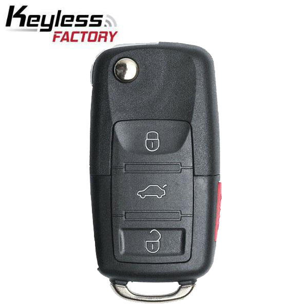 2000-2012 Nissan Infiniti / 4-Button Flip Key / KBRASTU15 / (RK-NI-FLP5) - UHS Hardware
