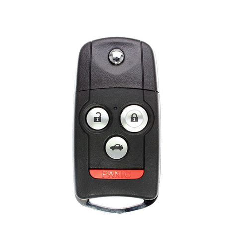 2007-2014 Acura / 4-Button Flip Key SHELL for MLBHLIK-1T and  OUCG8D-439H-A