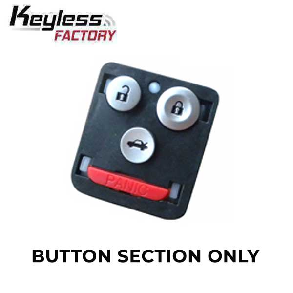 2007-2014 Acura / 4-Button Flip Key Interior Button Set for MLBHLIK-1T and OUCG8D-439H-A SHELLS (Buttons Only) - UHS Hardware