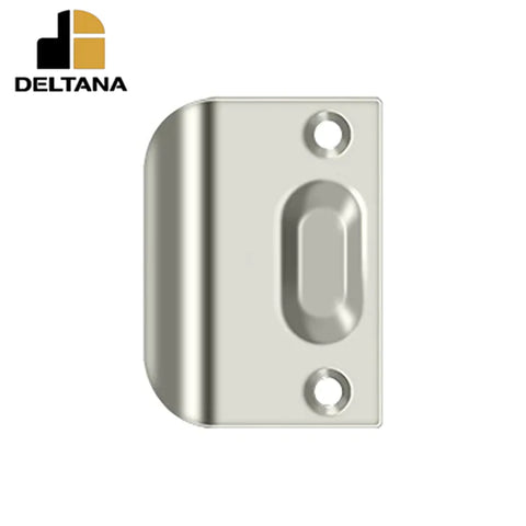 Deltana - Full Lip Strike Plate For Ball Catch - and Roller Catch - Optional Finish