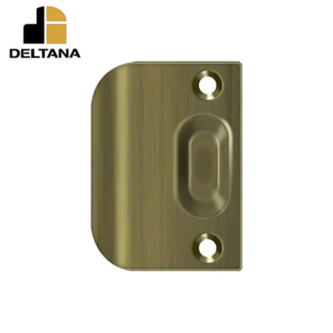 Deltana - Full Lip Strike Plate For Ball Catch - and Roller Catch - Optional Finish