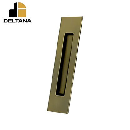 Deltana - Flush Pull - Rectangular - Heavy Duty - 10" x 2-1/4" x 1/2" - Solid Brass - Optional Finish