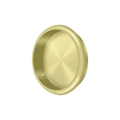 Deltana - Flush Pull - Round - 2-1/2" Diameter - 2-1/8" Base Size - Optional Finish
