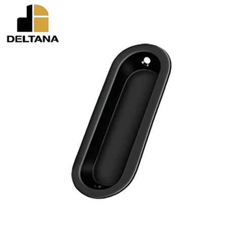 Deltana - Flush Pull - Oblong - 3-1/2" x 1-1/4" x 3/8" - Optional Finish