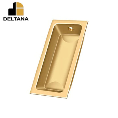 Deltana - Flush Pull - Large - 3-5/8" x 1-3/4" x 1/2" - Optional Finish