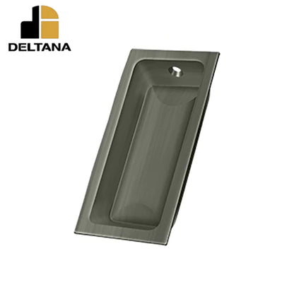 Deltana - Flush Pull - Large - 3-5/8" x 1-3/4" x 1/2" - Optional Finish