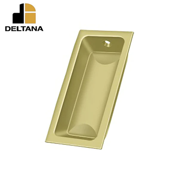 Deltana - Flush Pull - Large - 3-5/8" x 1-3/4" x 1/2" - Optional Finish