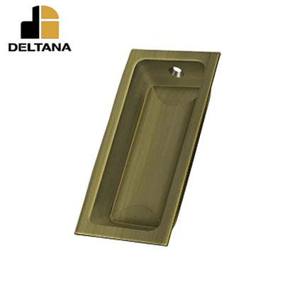 Deltana - Flush Pull - Large - 3-5/8" x 1-3/4" x 1/2" - Optional Finish