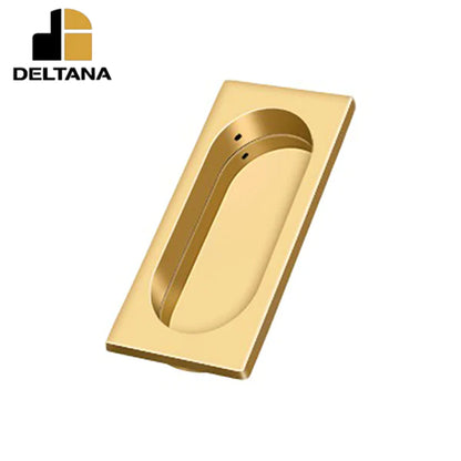 Deltana - Flush Pull - Large - 3-7/8" x 1-5/8" x 3/8" - Optional Finish