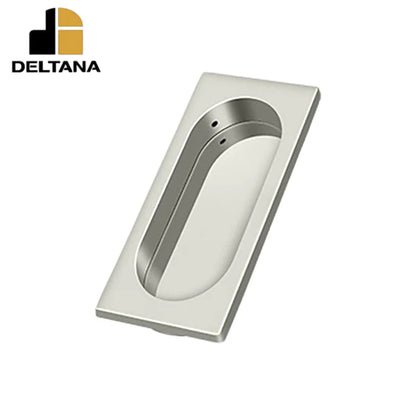 Deltana - Flush Pull - Large - 3-7/8" x 1-5/8" x 3/8" - Optional Finish