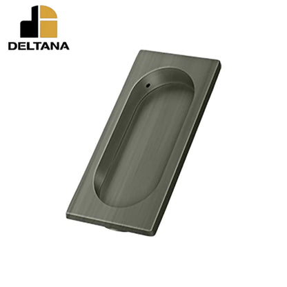 Deltana - Flush Pull - Large - 3-7/8" x 1-5/8" x 3/8" - Optional Finish