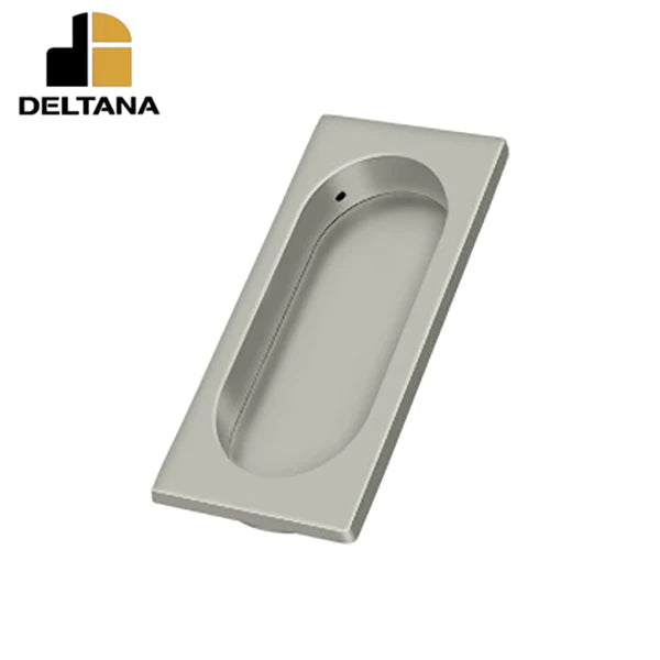 Deltana - Flush Pull - Large - 3-7/8" x 1-5/8" x 3/8" - Optional Finish