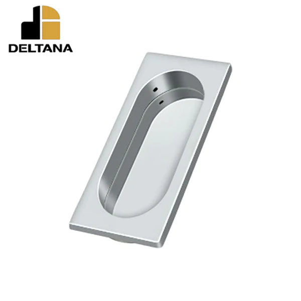 Deltana - Flush Pull - Large - 3-7/8" x 1-5/8" x 3/8" - Optional Finish