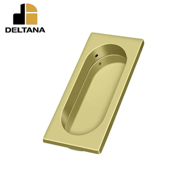 Deltana - Flush Pull - Large - 3-7/8" x 1-5/8" x 3/8" - Optional Finish