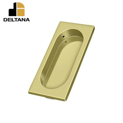 Deltana - Flush Pull - Large - 3-7/8" x 1-5/8" x 3/8" - Optional Finish