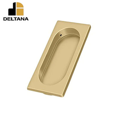 Deltana - Flush Pull - Large - 3-7/8" x 1-5/8" x 3/8" - Optional Finish