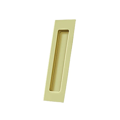 Deltana - Flush Pull - Rectangular - Heavy Duty - 7" x 1-7/8" x 3/8" - Solid Brass - Optional Finish