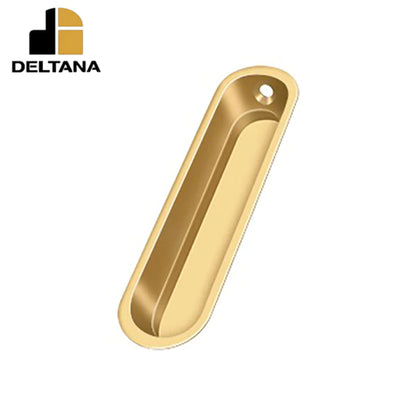 Deltana - Flush Pull - 4" x 1" x 1/2" - Optional Finish
