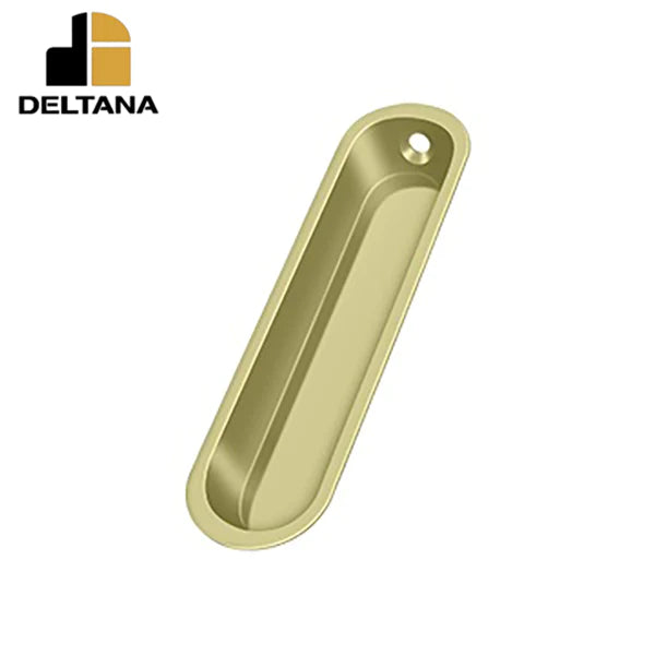 Deltana - Flush Pull - 4" x 1" x 1/2" - Optional Finish