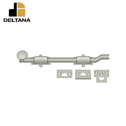 Deltana - 10" Surface Bolt w/ Offet - Heavy Duty - Optional Finish