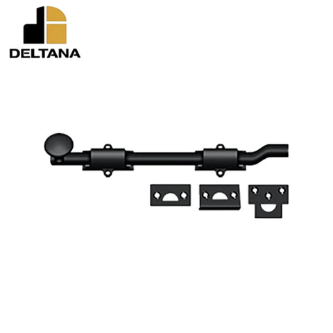 Deltana - 10" Surface Bolt w/ Offet - Heavy Duty - Optional Finish