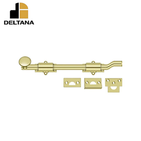 Deltana - 10" Surface Bolt w/ Offet - Heavy Duty - Optional Finish
