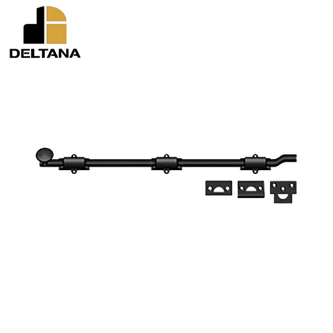 Deltana - 18" Surface Bolt w/ Offet - Heavy Duty - Optional Finish