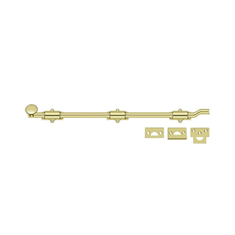 Deltana - 18" Surface Bolt w/ Offet - Heavy Duty - Optional Finish