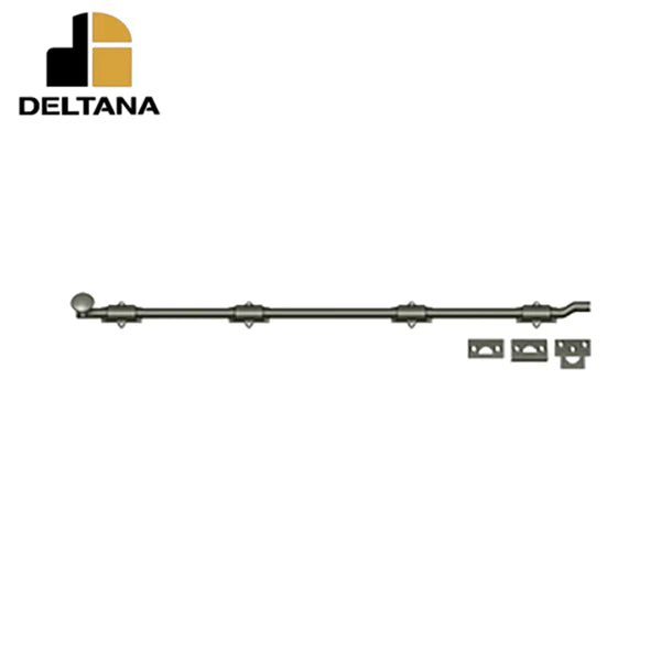 Deltana - 42" Surface Bolt w/ Offet - Heavy Duty - Optional Finish