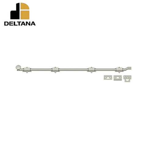 Deltana - 42" Surface Bolt w/ Offet - Heavy Duty - Optional Finish