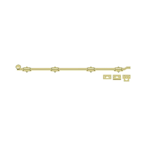 Deltana - 42" Surface Bolt w/ Offet - Heavy Duty - Optional Finish