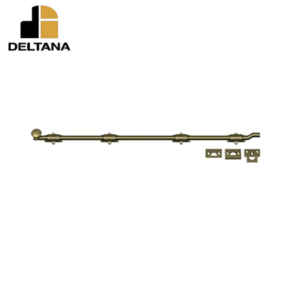 Deltana - 42" Surface Bolt w/ Offet - Heavy Duty - Optional Finish