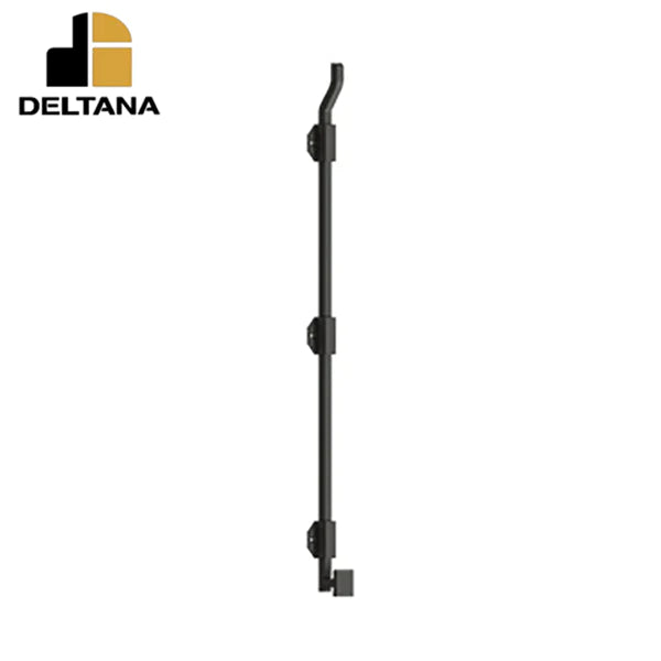 Deltana - 26" Modern Offset Surface Bolt - Heavy Duty - Solid Brass - Optional Finish
