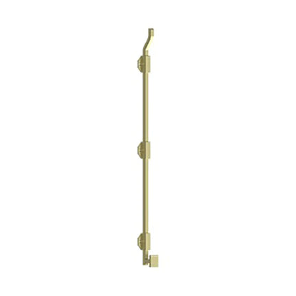 Deltana - 26" Modern Offset Surface Bolt - Heavy Duty - Solid Brass - Optional Finish
