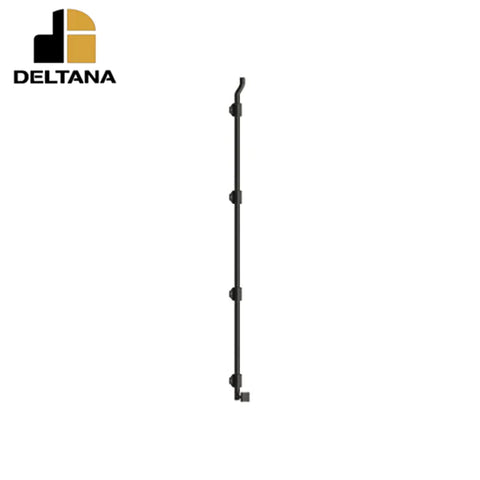 Deltana - 42" Modern Offset Surface Bolt - Heavy Duty - Solid Brass - Optional Finish