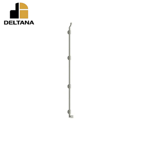 Deltana - 42" Modern Offset Surface Bolt - Heavy Duty - Solid Brass - Optional Finish