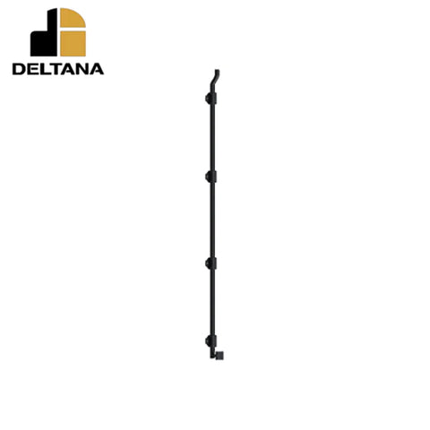 Deltana - 42" Modern Offset Surface Bolt - Heavy Duty - Solid Brass - Optional Finish