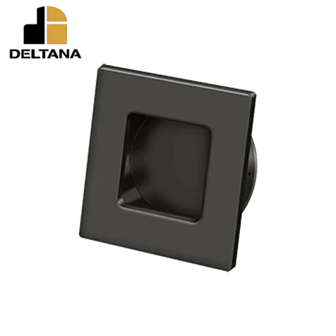 Deltana - Flush Pull - Square - Heavy Duty - 2-3/4" x 2-3/4" - Solid Brass - Optional Finish