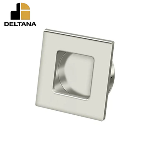 Deltana - Flush Pull - Square - Heavy Duty - 2-3/4" x 2-3/4" - Solid Brass - Optional Finish