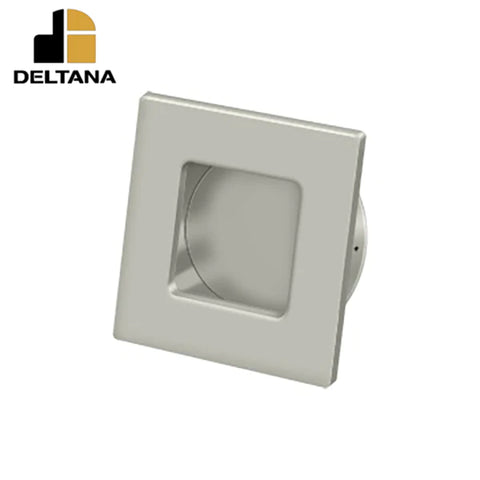 Deltana - Flush Pull - Square - Heavy Duty - 2-3/4" x 2-3/4" - Solid Brass - Optional Finish