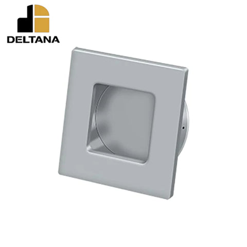 Deltana - Flush Pull - Square - Heavy Duty - 2-3/4" x 2-3/4" - Solid Brass - Optional Finish