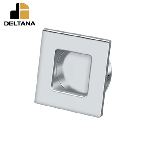 Deltana - Flush Pull - Square - Heavy Duty - 2-3/4" x 2-3/4" - Solid Brass - Optional Finish