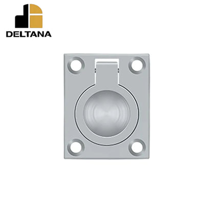 Deltana - Flush Ring Pull - 1-3/4" x 1-3/8" - Optional Finish